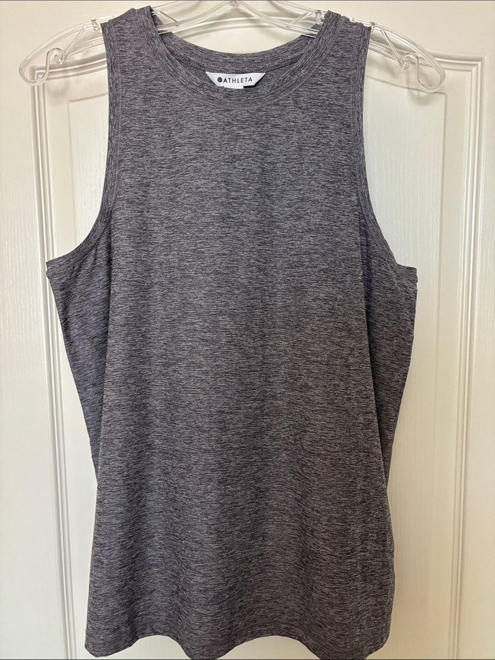 Athleta Heather Charcoal Muscle Tank